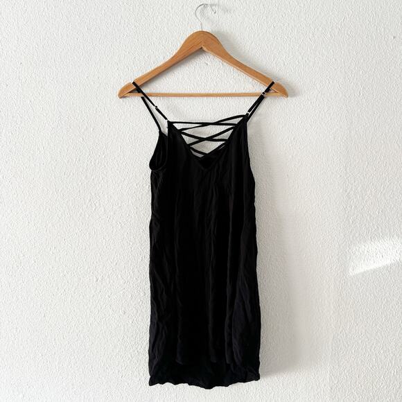 Women's Wild Fable Black Mini Tiered Sleeveless Dress XS - Picture 2 of 5